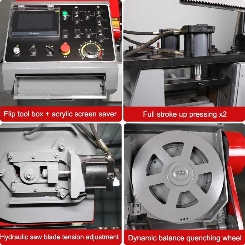 Режущий станок китайский производитель Горизонтальная ленточная пила для резки