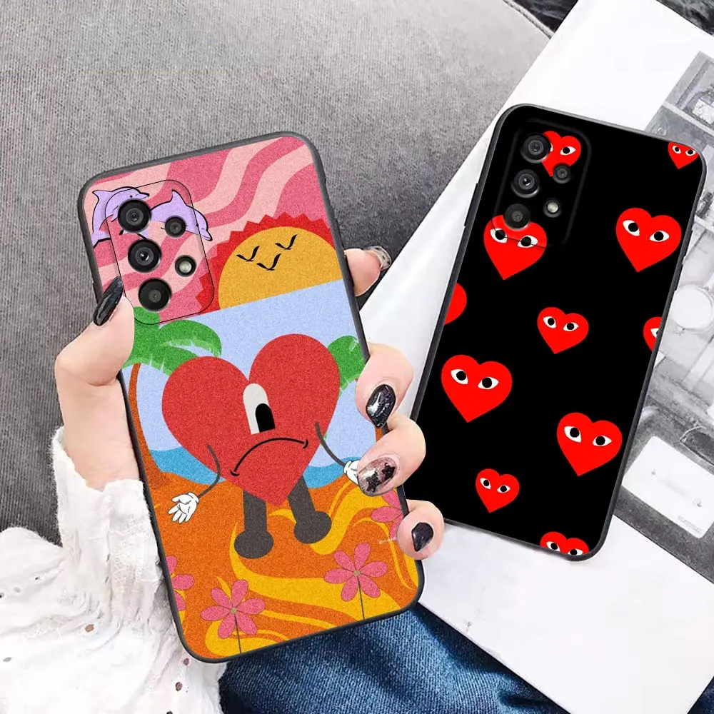 

Funda Case for Samsung A73 A53 A33 A23 A52 A72 A22 A32 A12 A42 A71 A51 A91 A41 A31 A21S 4G 5G Case Bad Bunny Un Verano Sin Ti