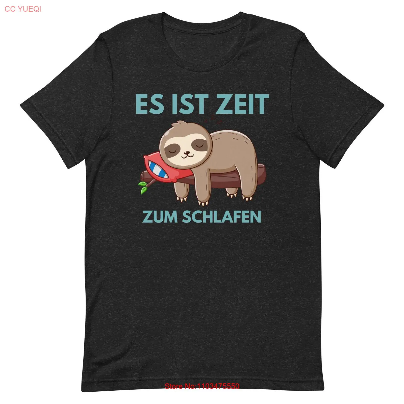 Украсьте Schlafshirt Пижама Nachthemd mit lustigen Spruch | Футболка унисекс