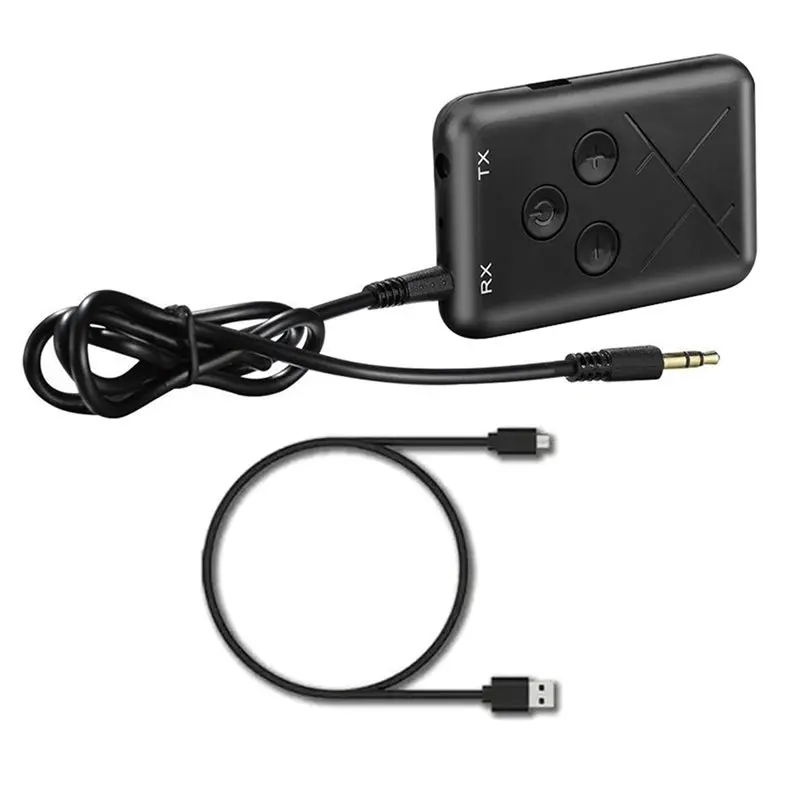 Фото Стерео-аудиоприемник APTX Wireless Aux 2-в-1 с разъемом 3,5 мм и RCA, автомобильный адаптер-передатчик для ТВ и ПК, для акустических систем №1