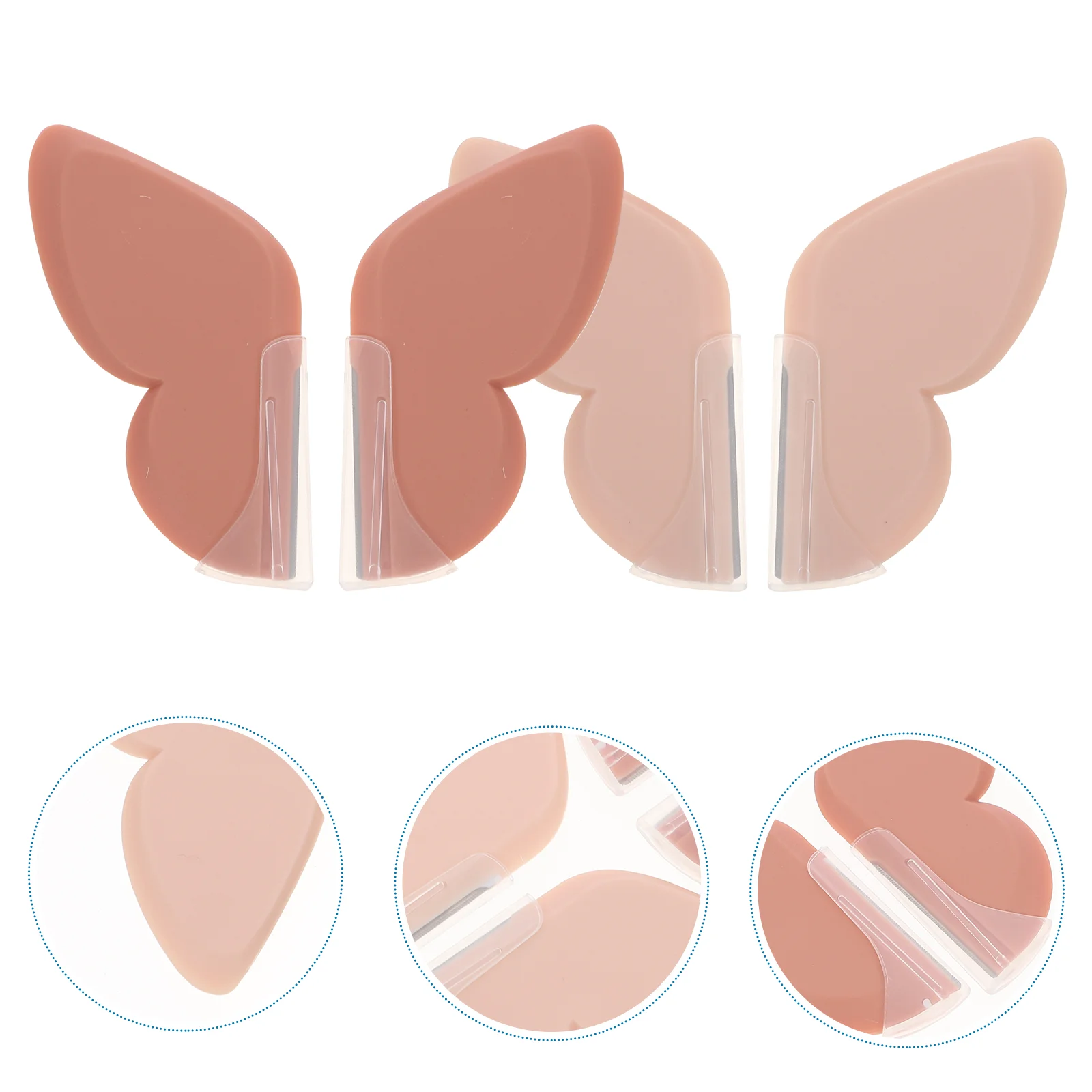 

4pcs Razor Trimmer Facial Hair Trimmer Makeup Tool