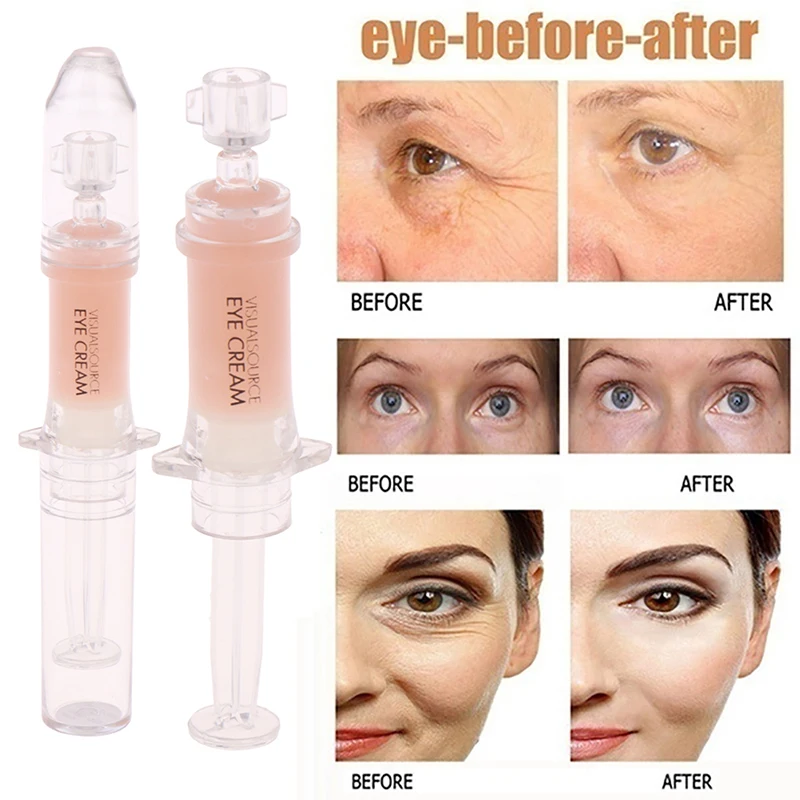 

1pc Eye Cream 2 Minutes Eye Cream for Instant Lifting Liquid Pump Bags Anti Puffiness Serum
