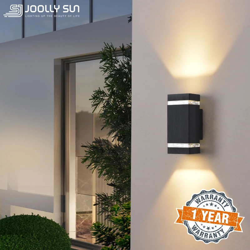 

Уличная настенная лампа, водонепроницаемая, IP65, настенные светильники, украшение для дома, наружное освещение для двери, 10 Вт, светодиодный сменный GU10