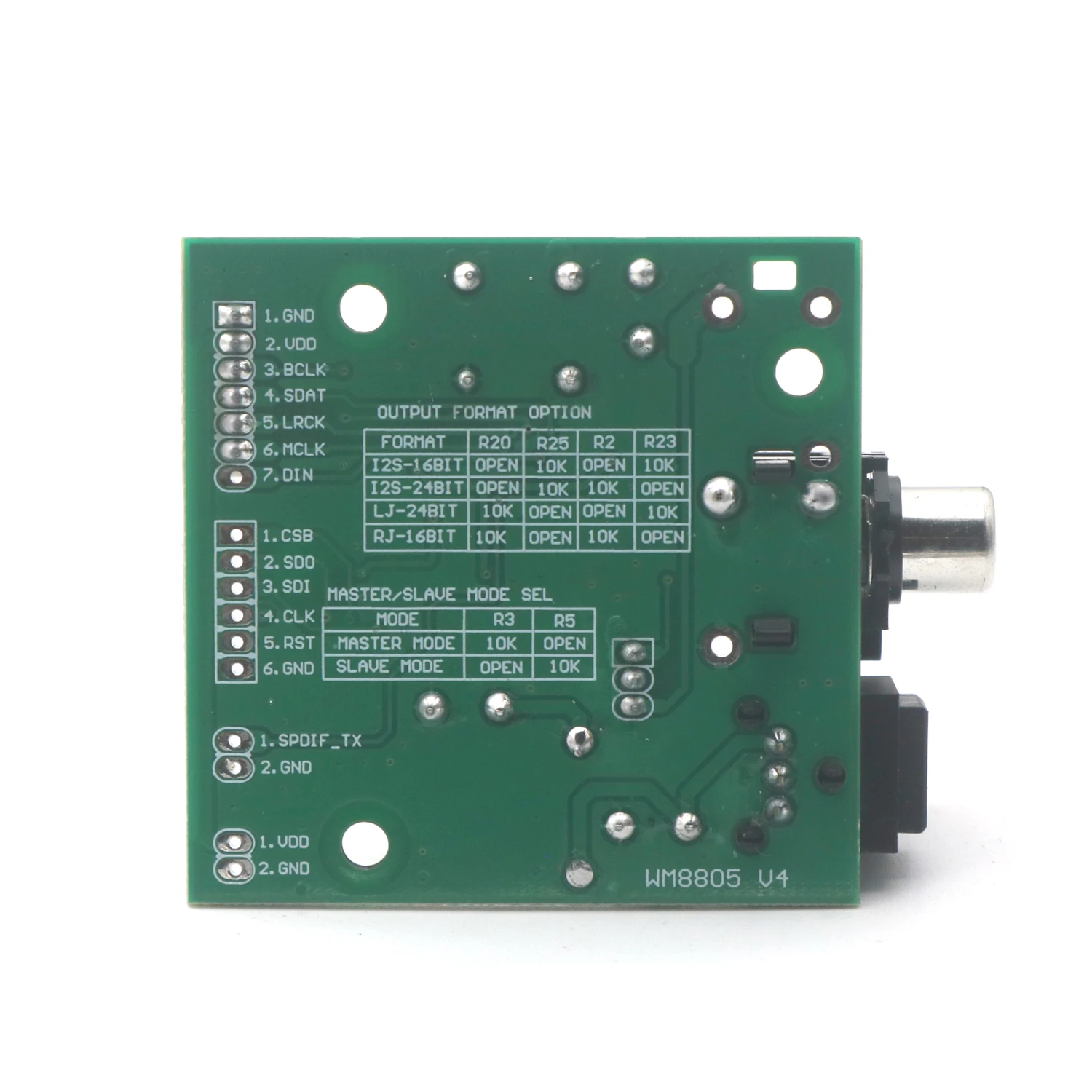 Плата аудиоприемника SPDIF WM8805