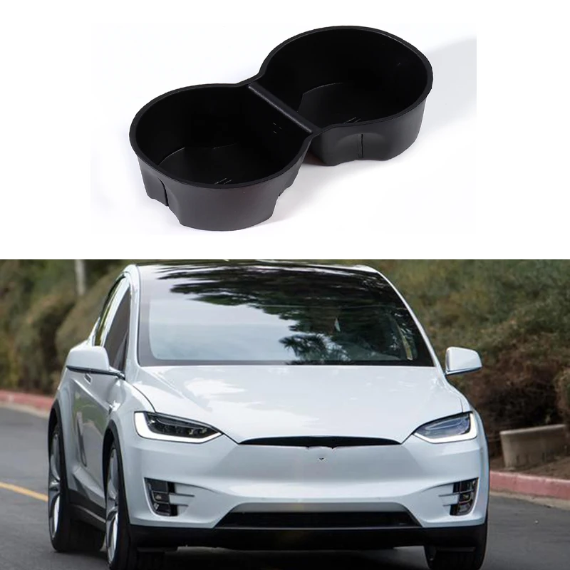 

Car Water Cup Slot Slip Limit Clip for Tesla Model X/S 2017 2018 2019 2020 2021 ABS Car Cup Holder Limiter