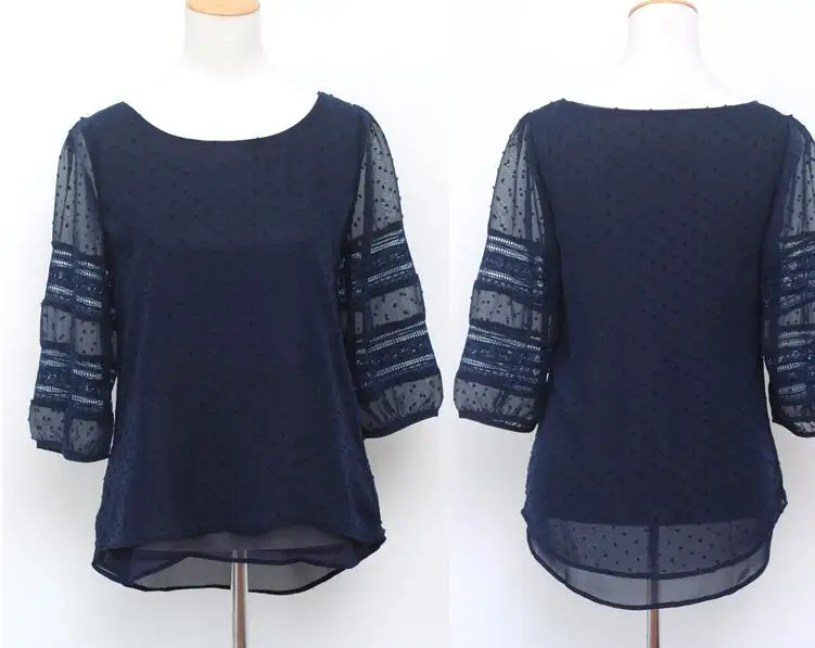 Женская шифоновая блузка в Корейском стиле |