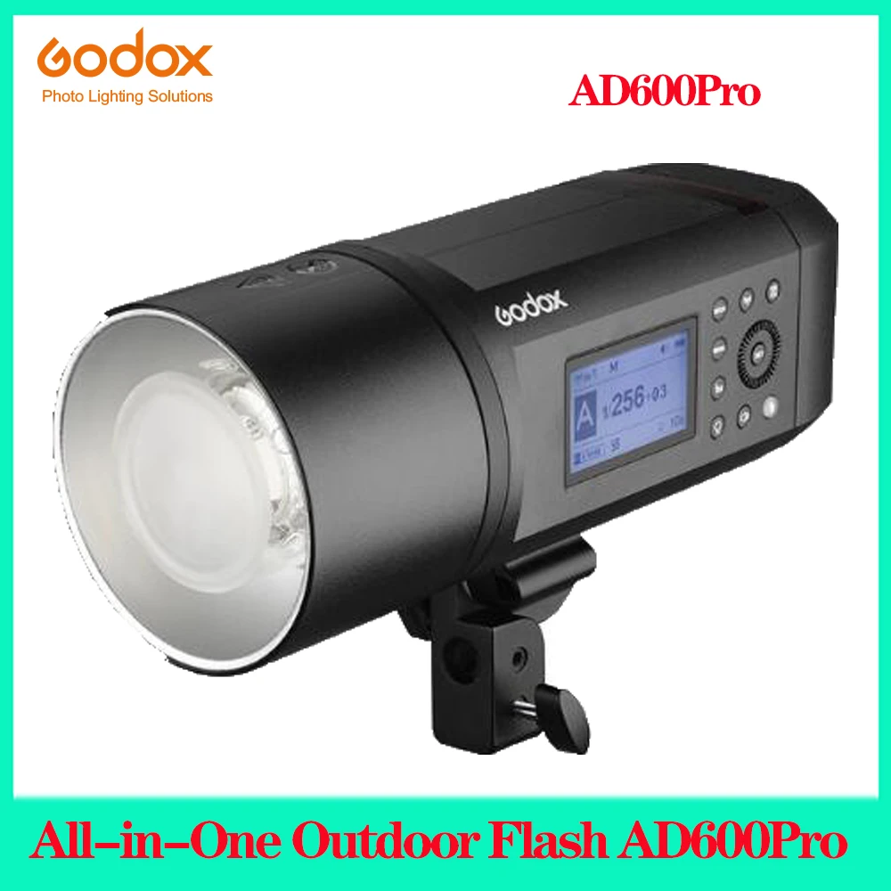 Godox 600W AD600Pro AD600 Pro Outdoor Flash Li-on Battery TTL HSS Built-in 2.4G Wireless X System Light