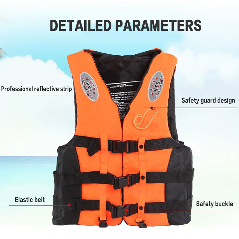 Спасательный жилет из ткани Оксфорд для походов на рыбалку | Спорт и развлечения