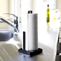 metal roll paper kitchen towel holder tissue stand dining table vertical napkins rack desktop storage shelf iron accessories