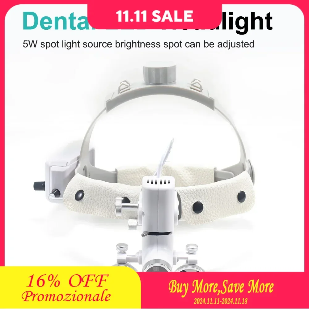 XYSZ 2 5x/3 5x стоматологическая бинокулярная лупа с фокусирующей фарой 5 Вт