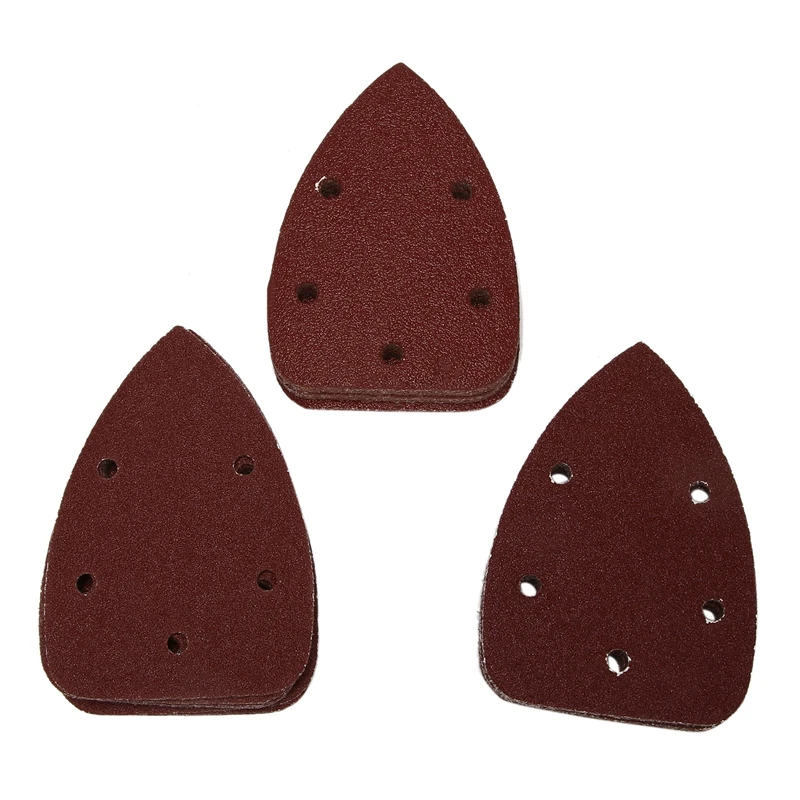 

72 Pcs 140mm Mouse Detail Sander Sandpaper Sander Pads Sanding Sheets Assorted 40 60 80 120 240 Grits