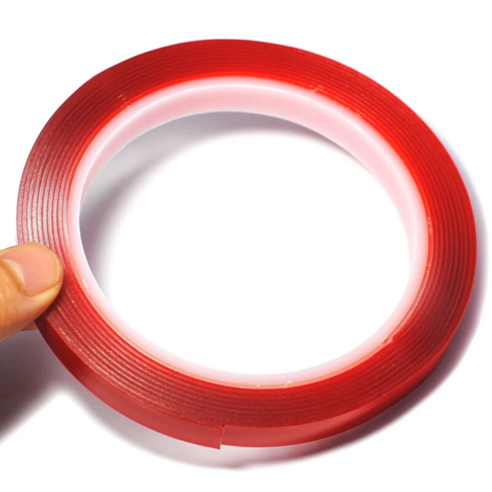 

Durable Double Sided Tape Tape Seamless Transparent 1 Pc 1 Roll 300cm Length 5mm Width Acrylic Adhesive Tape Car