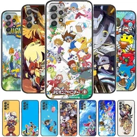 digimon cartoon anime phone case hull for samsung galaxy a70 a50 a51 a71 a52 a40 a30 a31 a90 a20e 5g a20s black shell art cell c