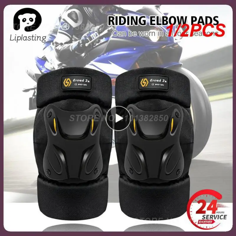 

1/2PCS Thickened Warm Anti-shock Anti-fall Elbow Knee Pad Universal Motorcycle Protective Kneepad for Men and Women Leg Armor