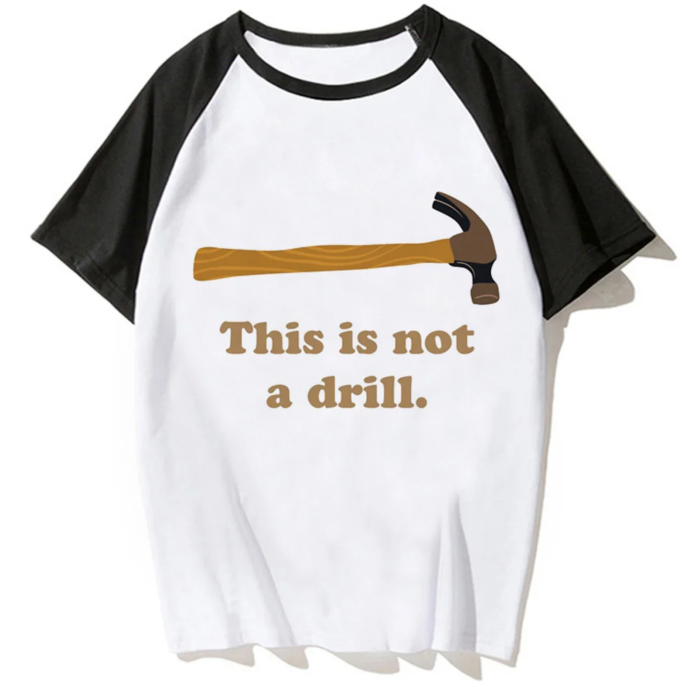 

Футболка с надписью «Hammer This Not a Drill»