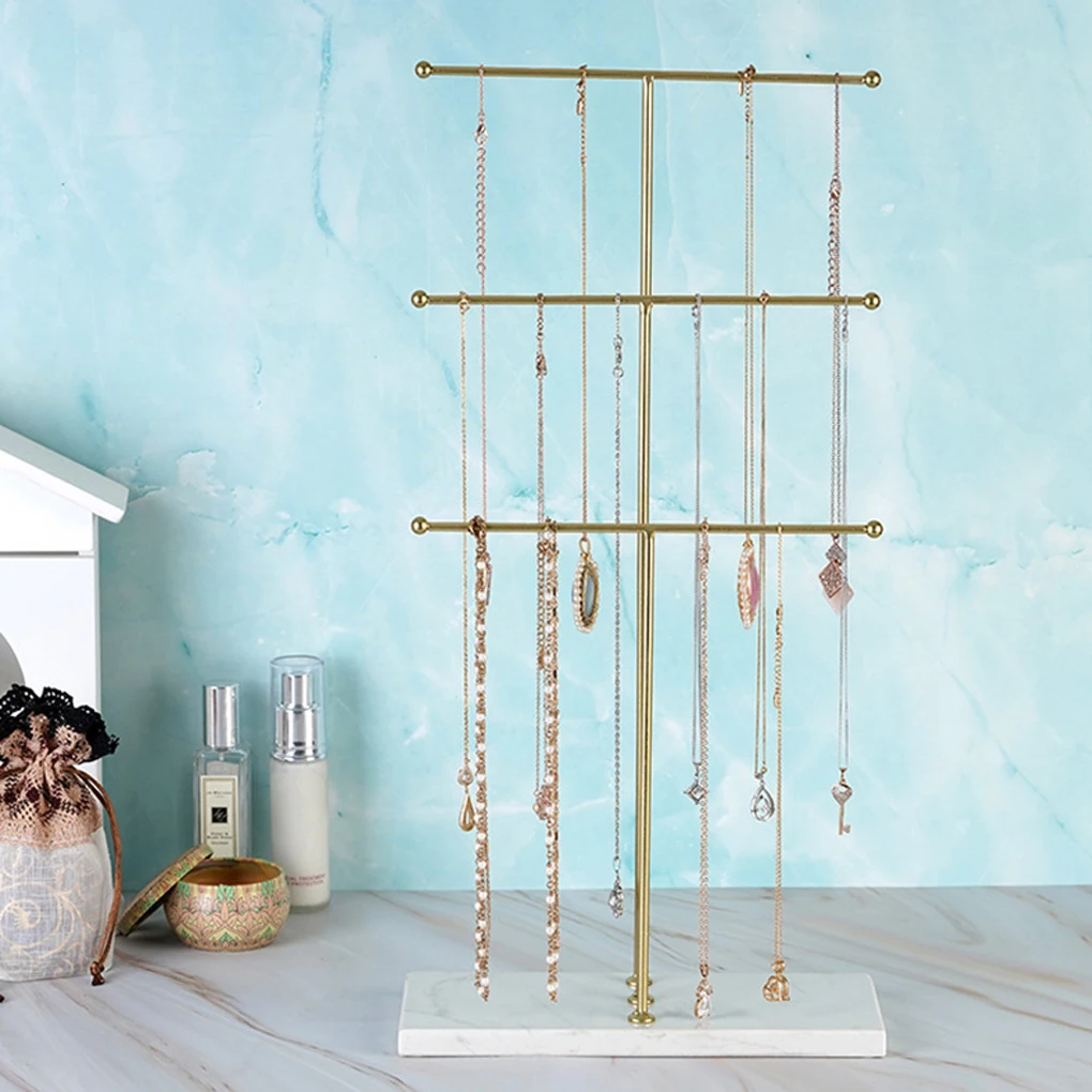 

Демонстрационный держатель для ювелирных изделий, металлическая подвесная стойка для ожерелья, браслета, стеллаж для показа ювелирных изделий в домашнем общежитии с подставкой