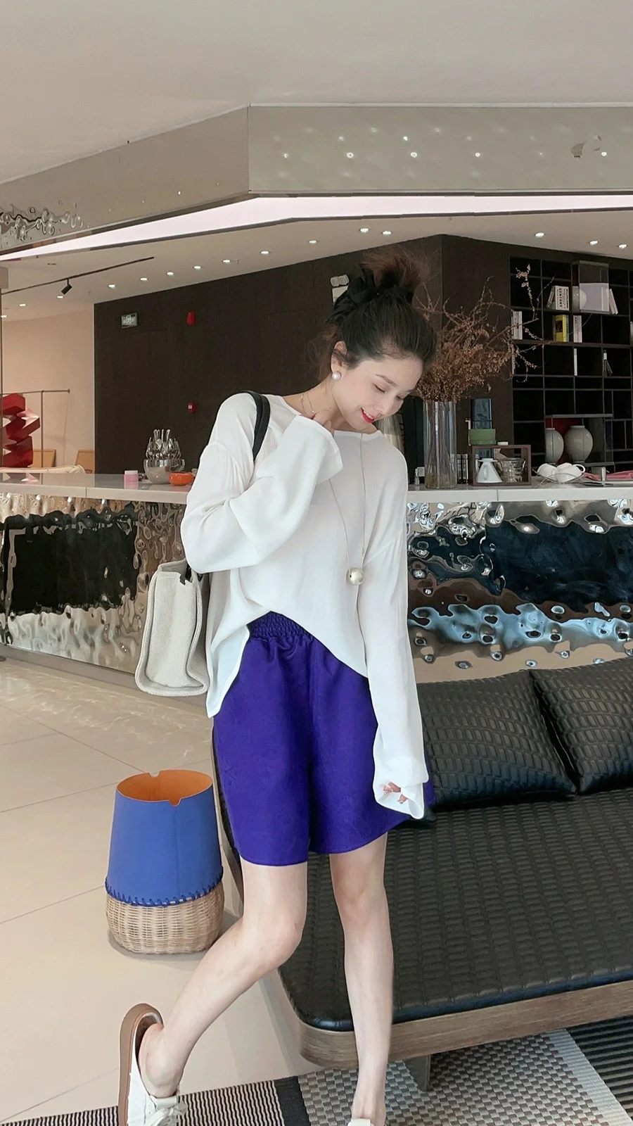 

2023 весна/лето модная новинка Женская одежда Топ с лентой 0822