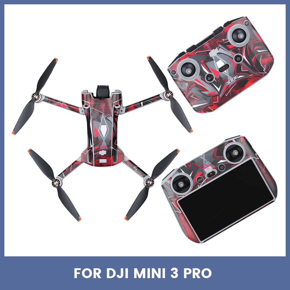 

Stickers for Mini 3 Pro RC Remote Control Color Stickers Body Plane Stickers Waterproof Sticker For Mini 3 Pro Drone Accessory