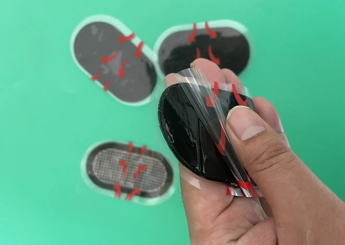 20 шт. (5 комплектов) сменная самоклеящаяся система тренировки мышц гелевые