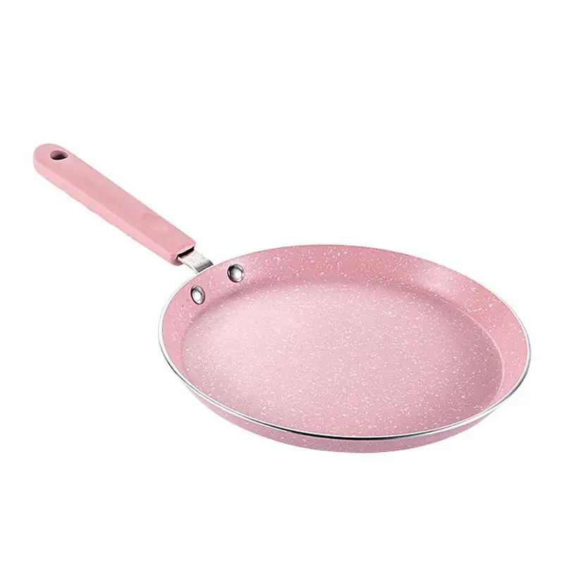 Pink Non-Stick Pan Granite Stone Pan Nordic Mini Omelets Fried Eggs Pancake Flat Bottom Pot For Gas Stoves And Cooker 50A