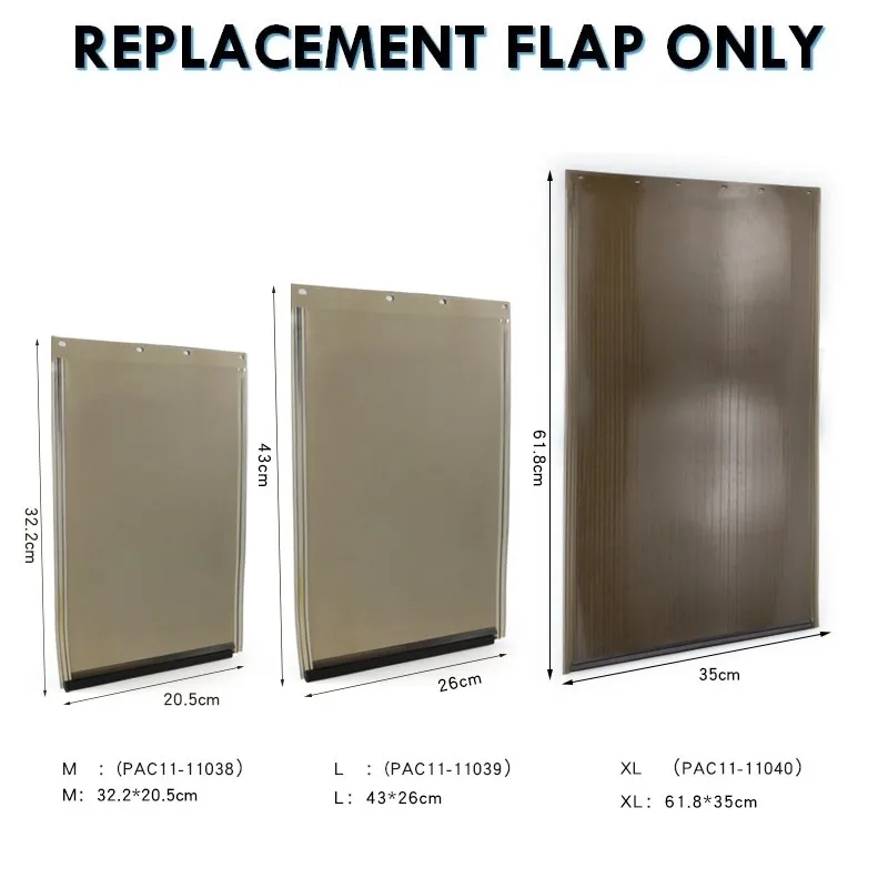 

Пластиковый сменный клапан для двери для собак