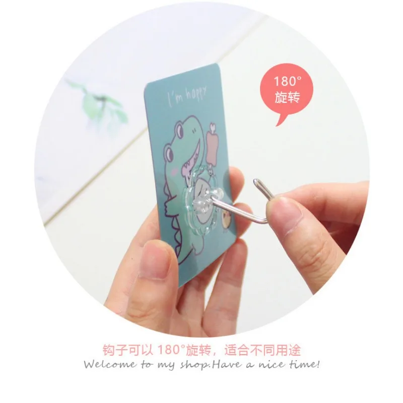 Клейкие крючки с героями мультфильмов Диснея в стиле аниме прочные клейкие