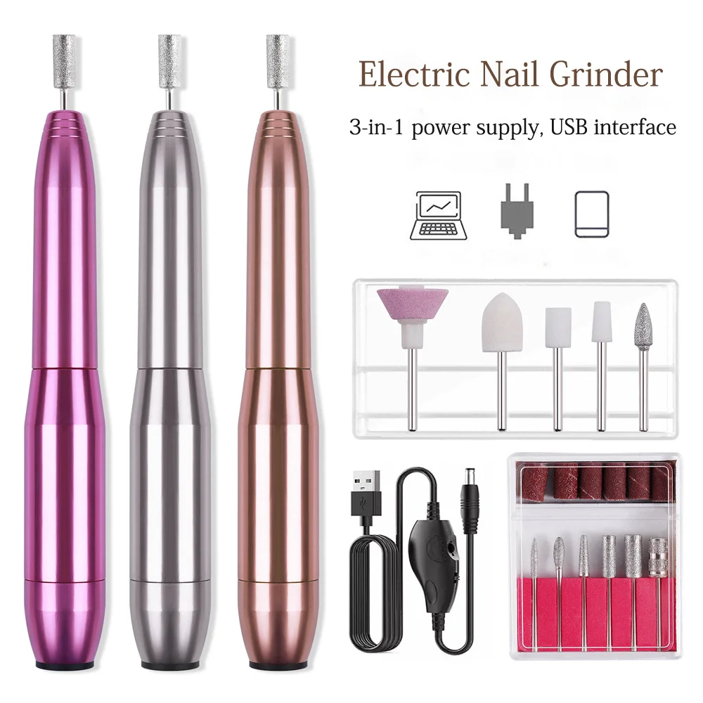 

NEW 35000RPM Electric Nail Drill Machine Manicure Milling Cutter Set For Gel Polishing Nail Drill Pen Salon Nail Equipment