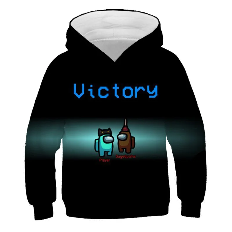

Kawaii Kids Among US Hoodies Clothes Print Hoodie Boys Girls Harajuku Funny Sweatshirts Children Spring And Autumn Coat Clothing