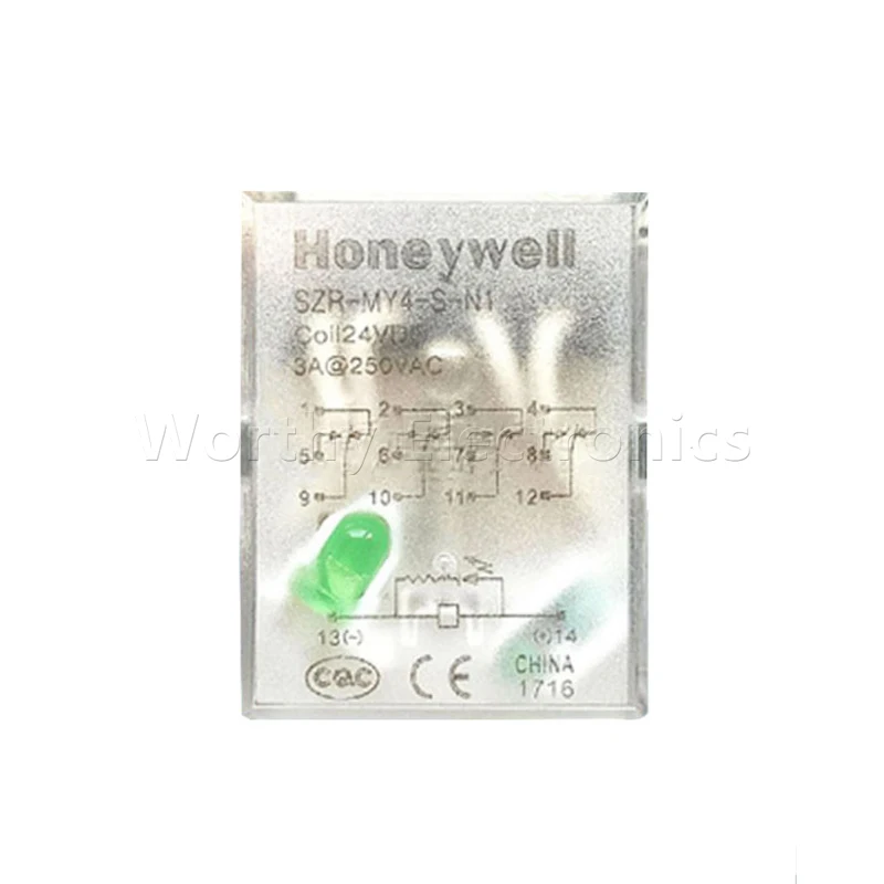 Бесплатная доставка 10 шт./лот американское реле Honeywell SZR-MY4-S-N1 DC24V