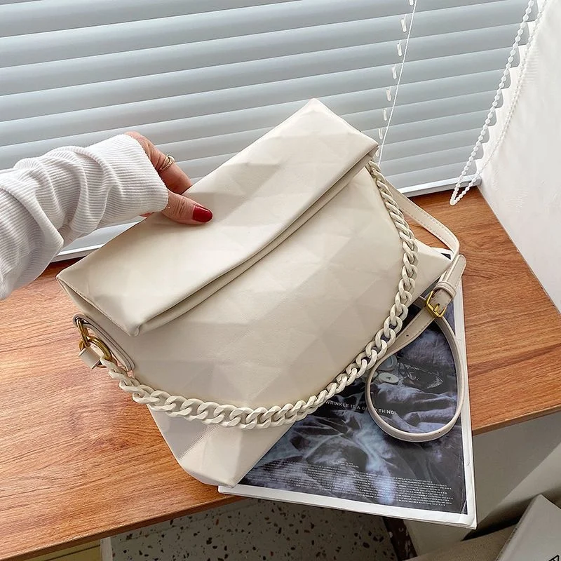 Message Bag For Women 2023 New Leisure Tote Bag  Shoulder Bag Crossbody Bag Lingge Chain Handbag Business Bag Ladies Clutch