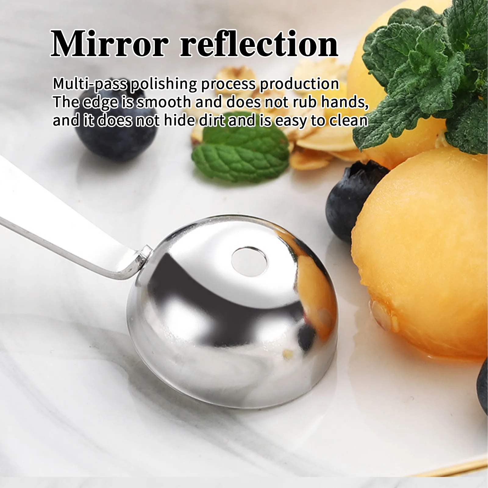 Ложка для арбуза совок печенья дыни фруктов мороженого с отверстием |