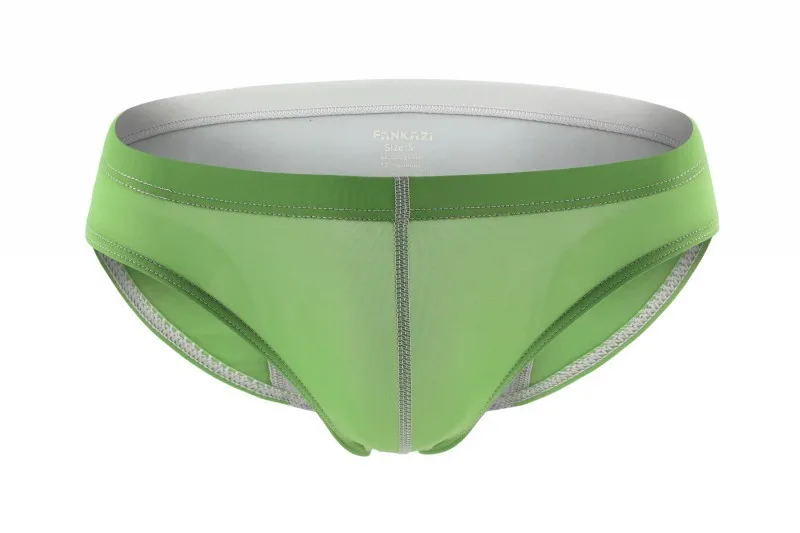 Men's underwear men's color matching briefs nylon breathable underwear sexy men underwear  silk panties for men  silk panties
