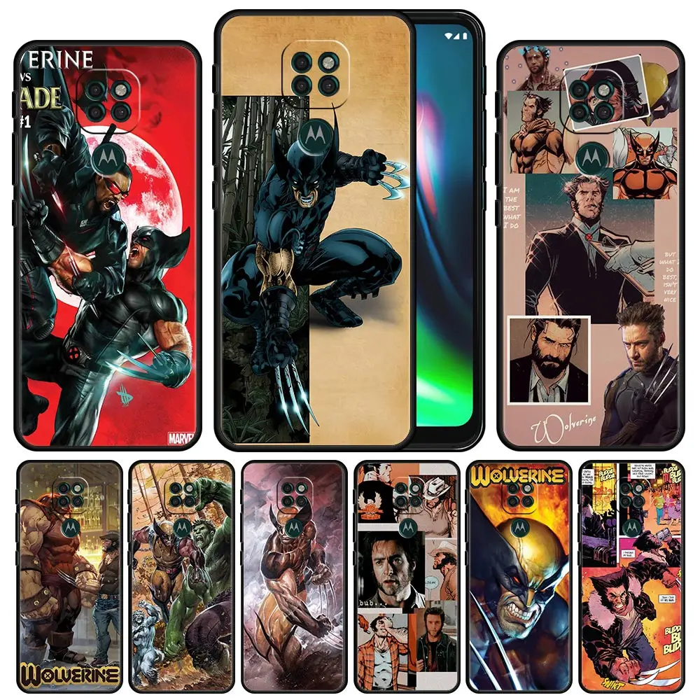 

Cover Case for Motorola Moto G30 G50 G60 G8 G9 G22 G31 G51 Power Lite Plus Play Edge G Stylus Armor Full Marvel Hero Wolverine
