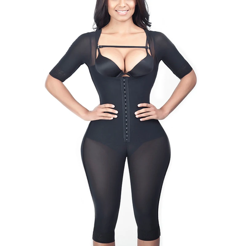 Women Bodysuit PostpartumTummy Control Shapewear Slimming Fajas Lace Body Shaper