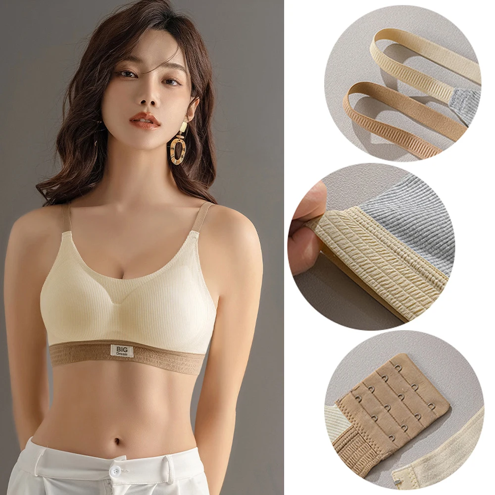 

New Fashion Wireless Push-up Bra Sports Bras Female Underwear Seamless Lingerie Top Woman Clothing Tops Lingeries for Women
