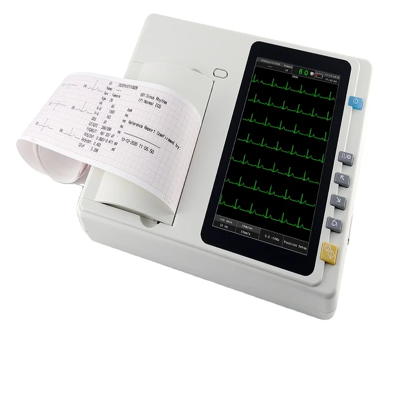 

ECG Machine Touch Screen 12 Chanels 12leads EKG Machine