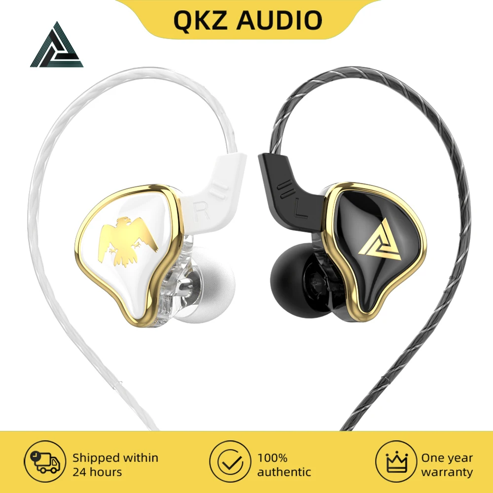 Проводные Hi-Fi наушники QKZ AK6 Ares, проводные наушники с микрофоном, игровая гарнитура, спортивные наушники для бега для Redmi