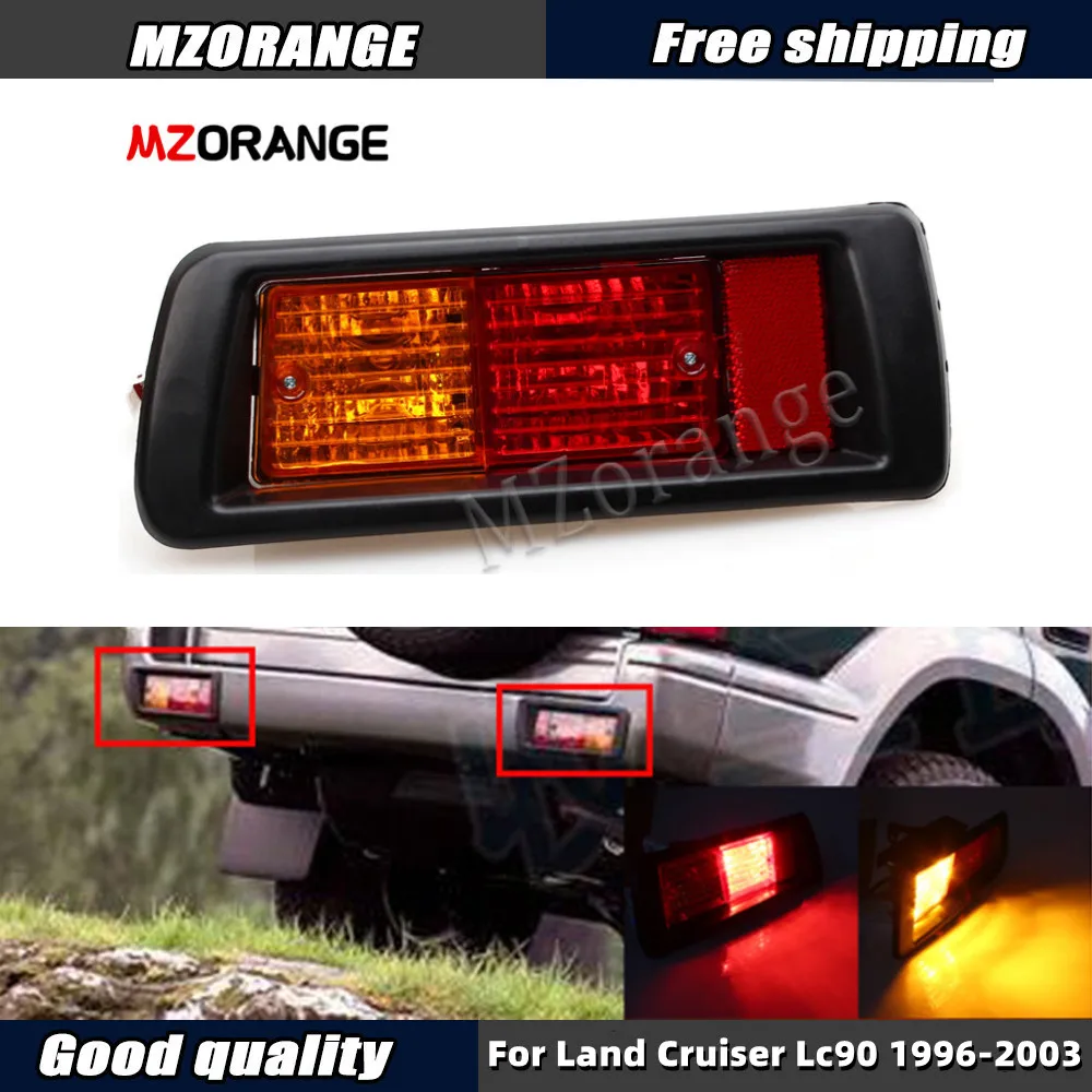 

Rear Bumper Reflector Light For Land Cruiser Lc90 3400 Fj90 Fj95 2700 1996-2003 Fog Lamp Turn Signal 81560-60440 Car Accessories