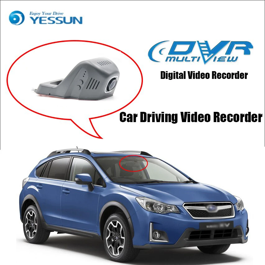

YESSUN для Subaru XV Автомобильный видеорегистратор Wifi DVR мини камера Novatek 96658 FHD 1080P видеорегистратор ночное видение