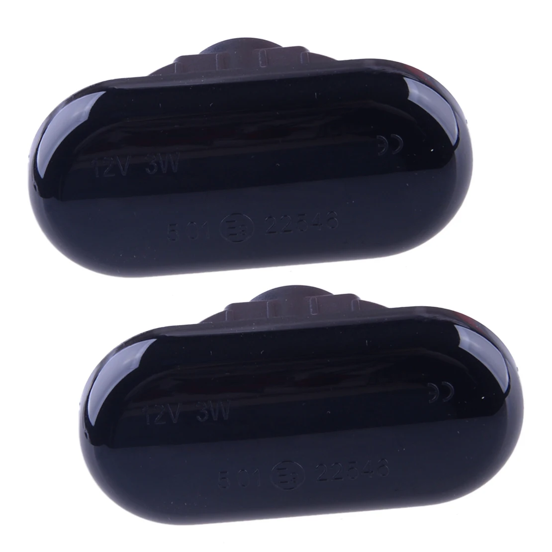 

2pcs Black Lens Side Marker Indicator Lamp Light NIS-26160AX00A 18A529012B Fit for Nissan 350Z Navara Note Cube Tiida 2007 2008