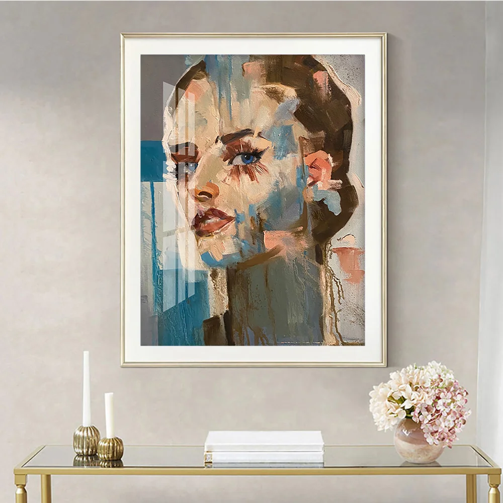 Katya Shaposhnikova печать постер поп-арт третья леди холст картина женщина портрет Стена