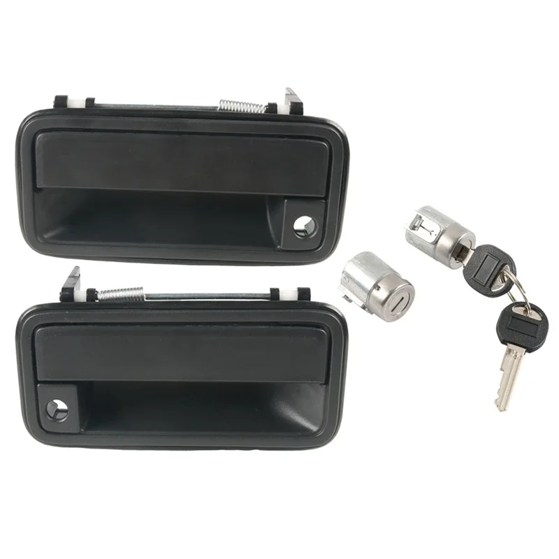 

15742230 15742229 Внешние дверные ручки с ключами цилиндра замка для Chevrolet Suburban Tahoe C1500 1995-2000 для GMC Yukon