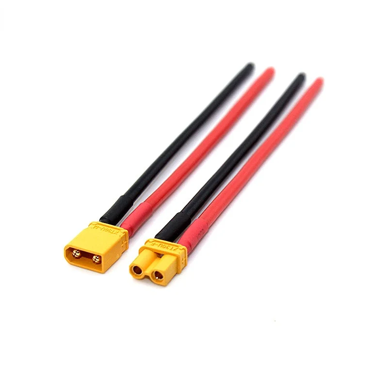 RC аккумуляторный кабель Amass XT90 XT60 XT30 T-Plug Штекерный разъем с силиконовым проводом