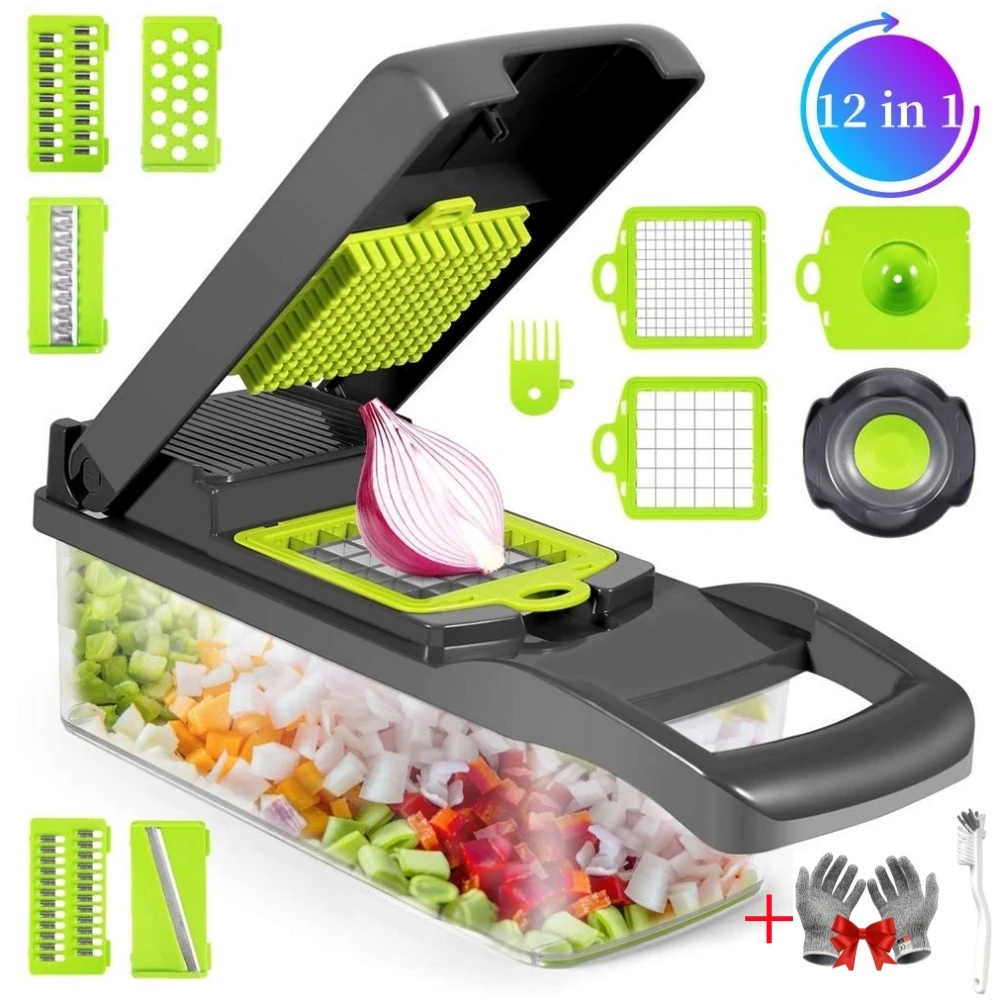 

Резак для лука и картофеля, 12 в 1