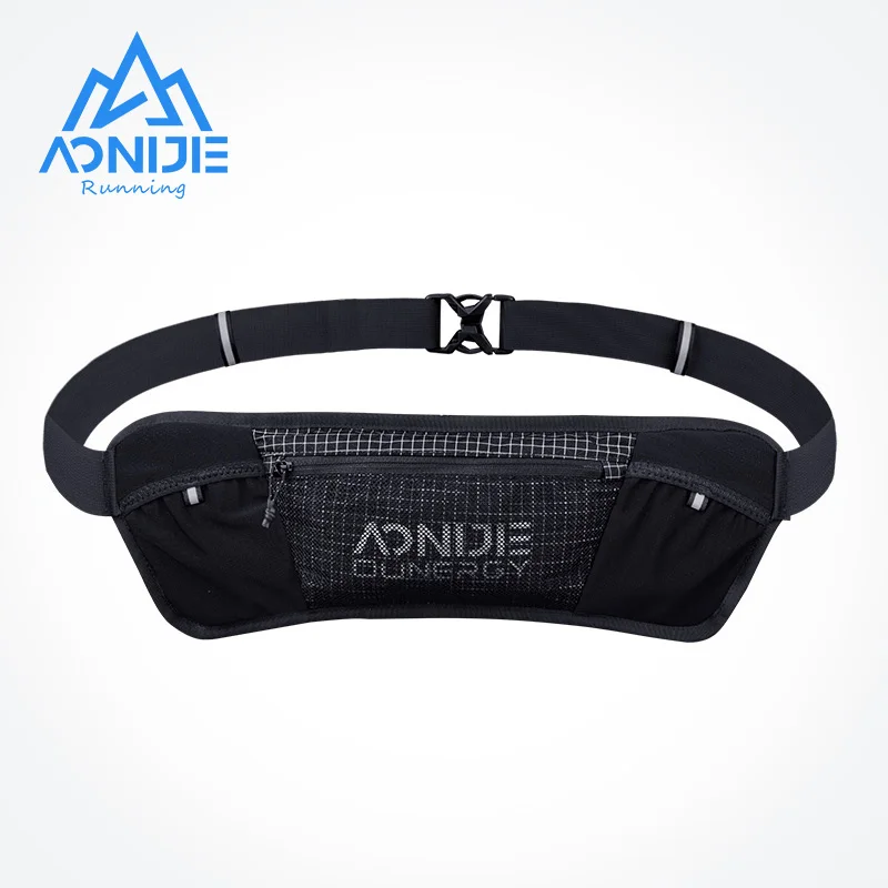 AONIJIE W8110 Lightweight Sports Waist Bag Running Belt Fanny Pack Fit For Waistline 58-130cm Pocket Can Hold 170ML Water Bottle