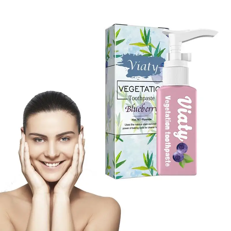 

Stain Removal Toothpaste Whitening Teeth Oral Hygiene Dental Care Fruit Flavor Blueberry Gums Tooth Paste Oral Health Care