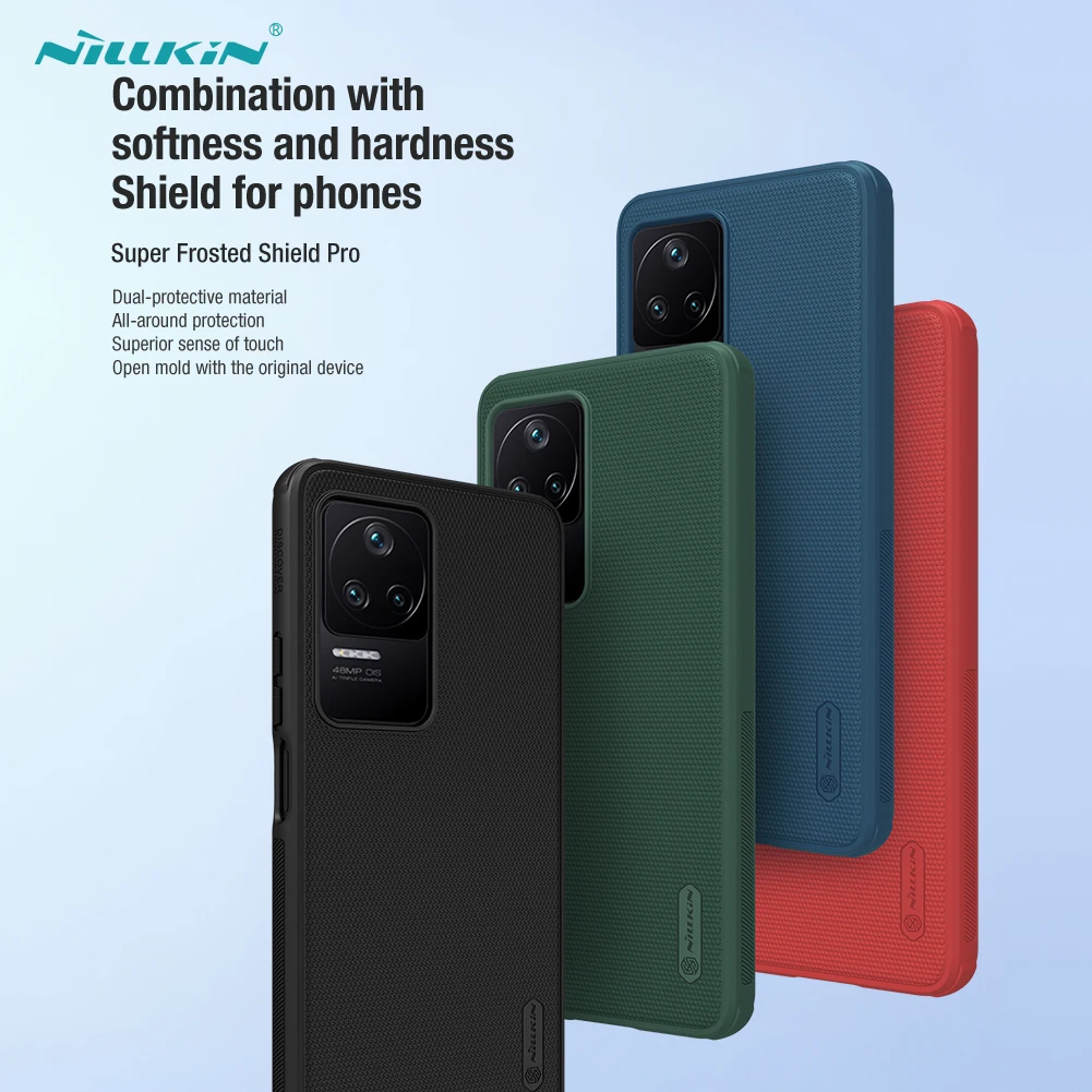 

For Xiaomi Redmi K40S 5G Hard Case NILLKIN Frosted Shield Protective Cover For Redmi K40S Phone Cases Non-slip Wearproof