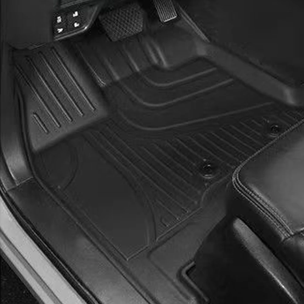 Фото Автомобильные коврики из утолщенного TPE для семиместных и шестиместных MPV, всепогодные, с полным охватом, водонепроницаемые, для BAIC JISHI, Polestone 01, Rox 01 №5