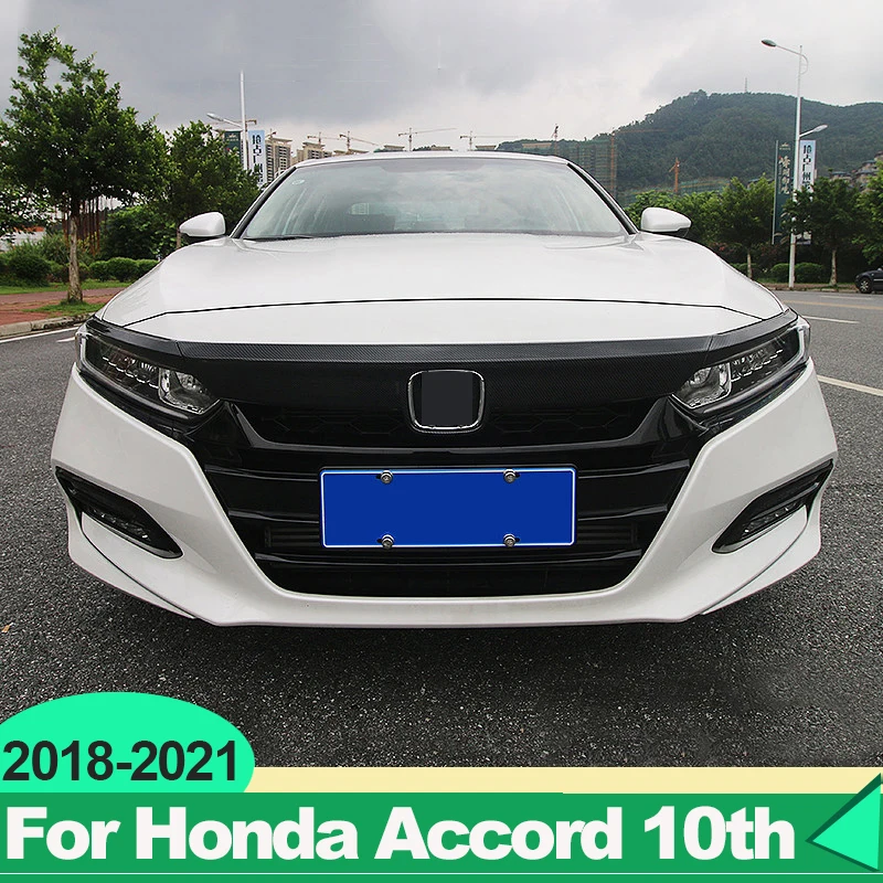 

For Honda Accord 10th Hybrid 2018 2019 2020 2021 ABS Car Front Bumper Trim Rear Bottom Cover Tailgate Molding Strip Accessories