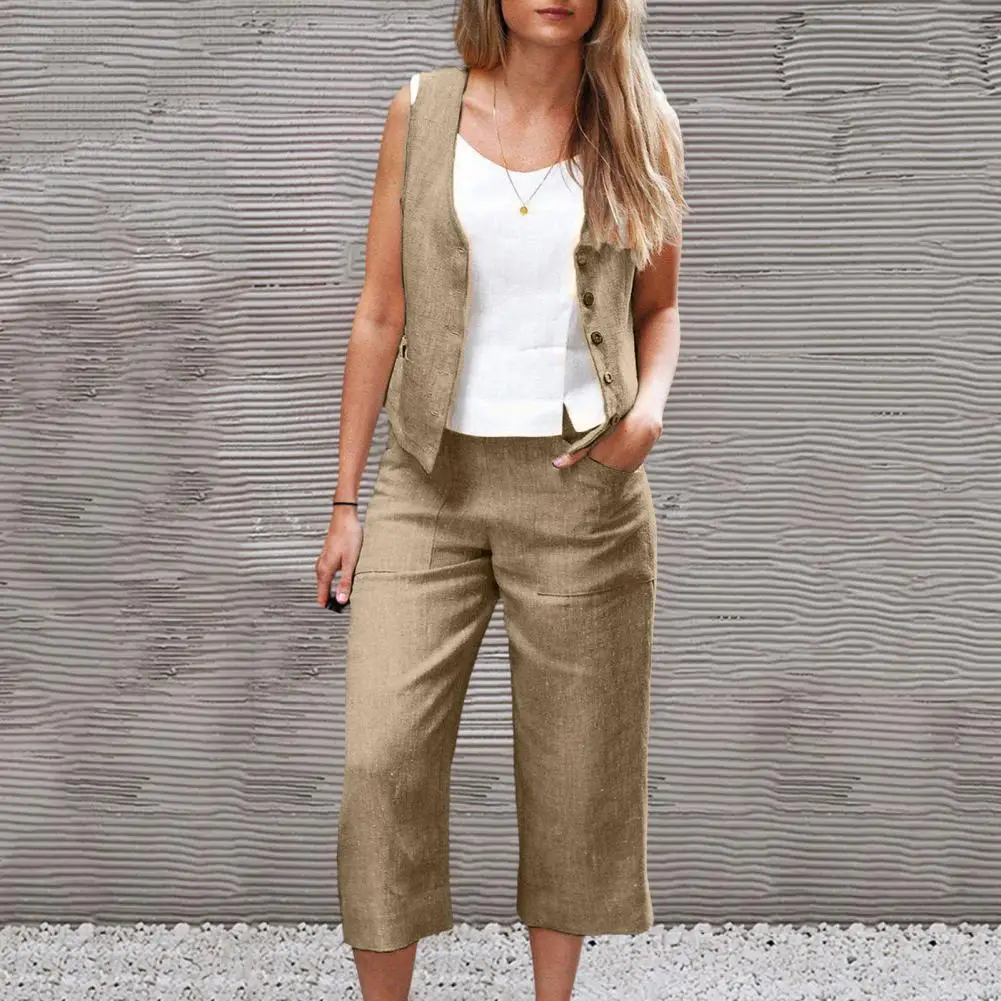 

Повседневная одежда, однобортный дышащий Женский Повседневный однотонный офисный костюм с защитой от пиллинга, Универсальный женский наряд